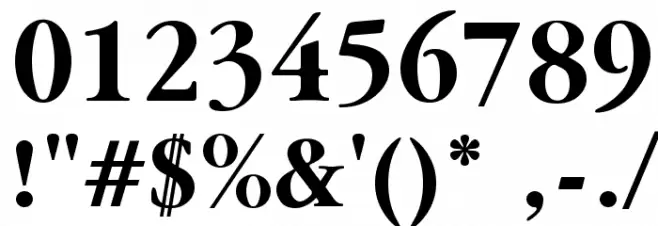 Guru Bold Font OTHER CHARS