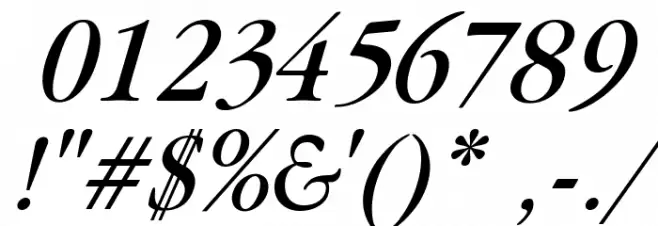 Guru Italic Font OTHER CHARS