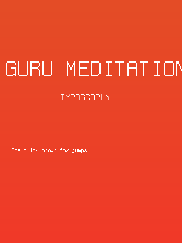 Guru Meditation NBP Poster