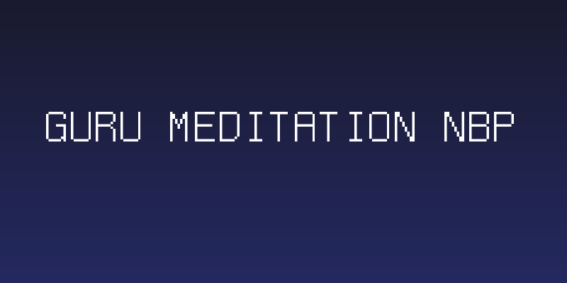 Guru Meditation NBP Social Header
