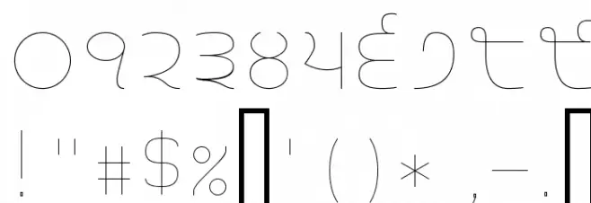 Gurvetica a0 Ultra Thin Fuentes OTROS CHARS