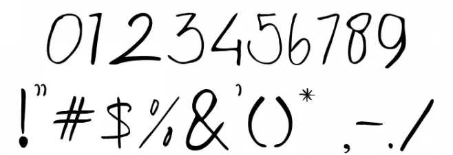 Gush Kettel Demo Regular Font Alte caractere