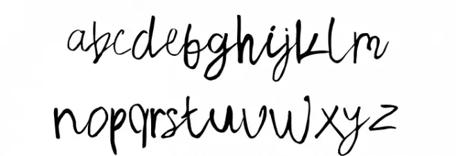 Gush Kettel Demo Regular Font Litere mici