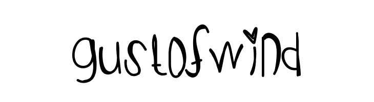 GustOfWind Font