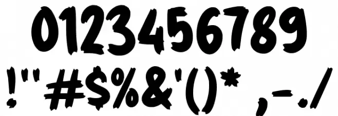 Gusta Font OTHER CHARS