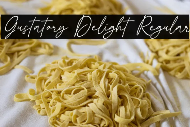 Gustatory Delight Regular Example 2