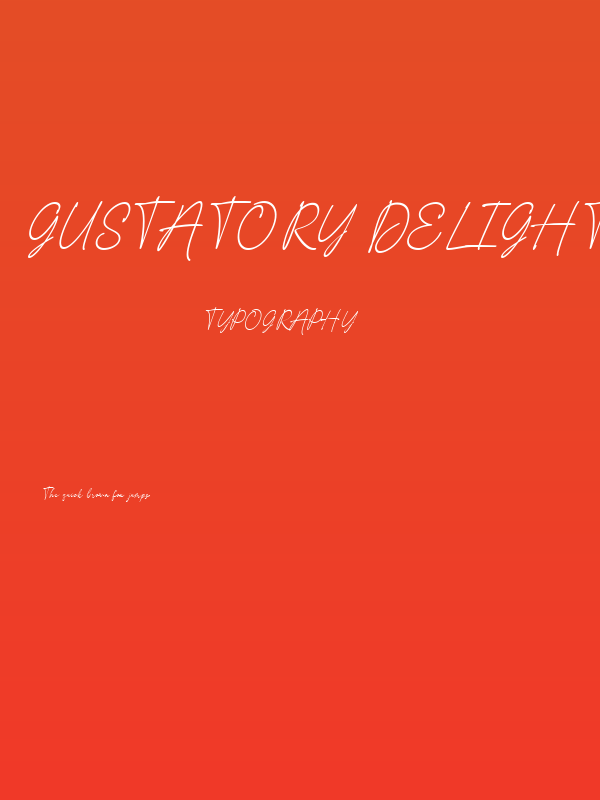 Gustatory Delight Regular Poster