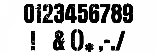 Gustav Black Font OTHER CHARS