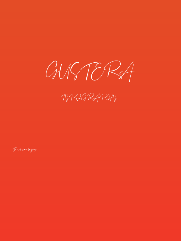 Gustera Poster