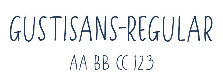 Gustisans-Regular Font Preview