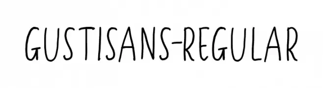 Gustisans-Regular  font caratteri gratis