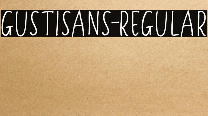 Gustisans-Regular Example 1