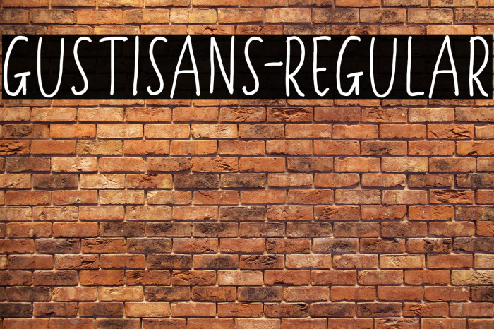 Gustisans-Regular Example 2