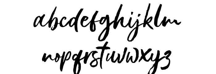 GustolleDemo Font LOWERCASE