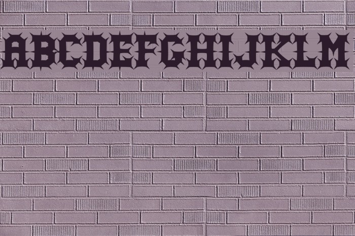Gutcruncher Normal Font examples