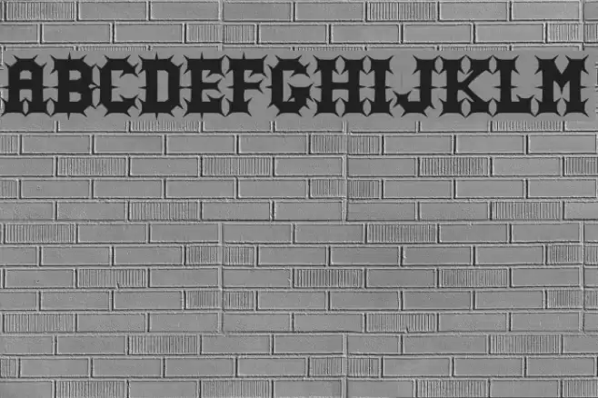 Gutcruncher Normal Fonte examples