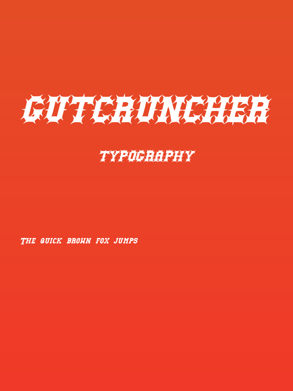 Gutcruncher Poster