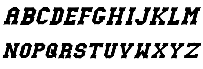 Gutcruncher Fonte MINÚSCULAS