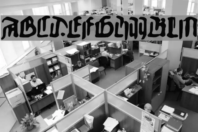 GutenbergsGhostM Font examples