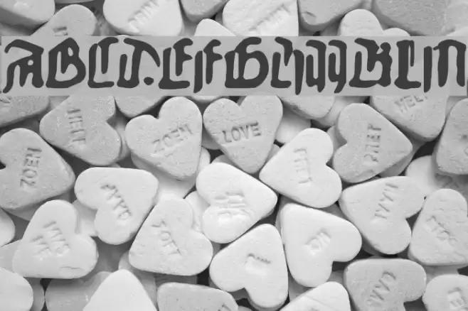 GutenbergsGhostM Font examples