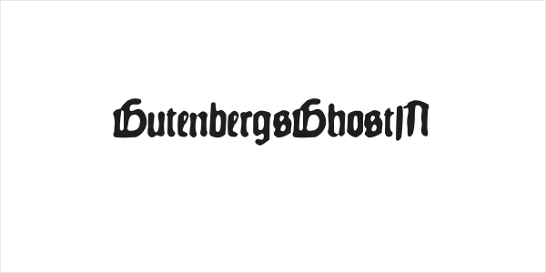GutenbergsGhostM Logo