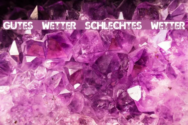 Gutes Wetter, schlechtes Wetter Example 2