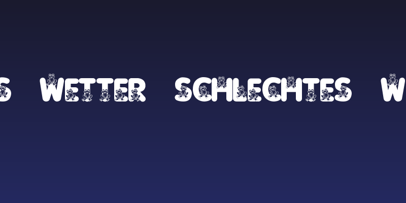 Gutes Wetter, schlechtes Wetter Social Header