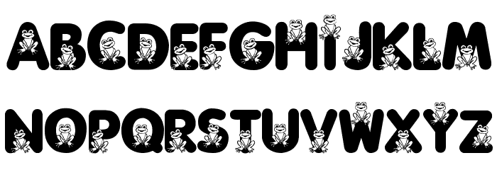 Gutes Wetter, schlechtes Wetter Font LOWERCASE
