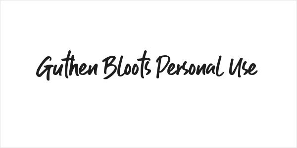 Guthen Bloots Personal Use Logo