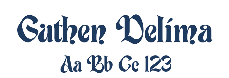 Guthen Delima Font Preview