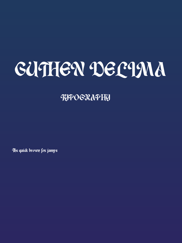 Guthen Delima Poster