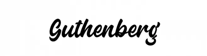 Guthenberg  Fuentes Gratis Descargar