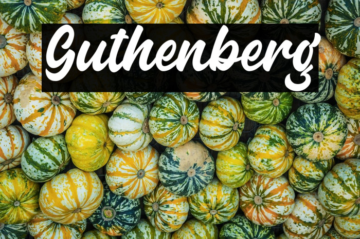 Guthenberg Example 1