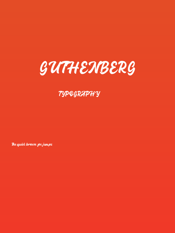 Guthenberg Poster
