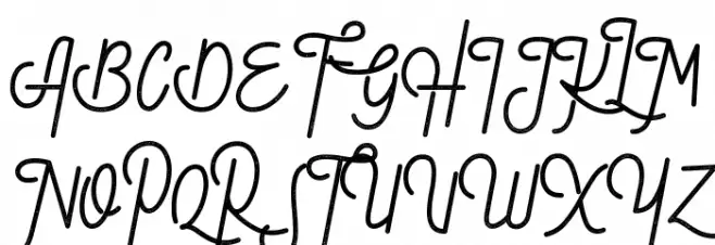 Guthers Textured_DEMO Schriftart Groß
