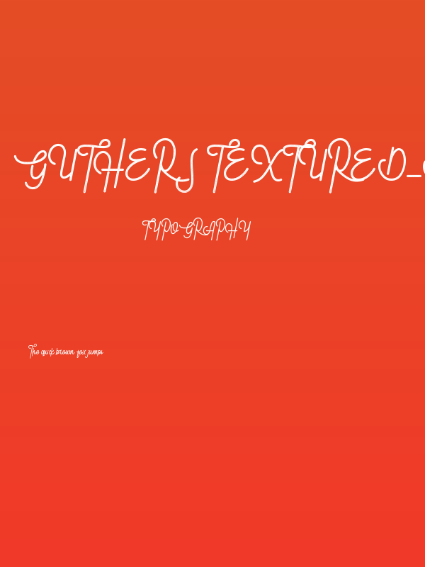 Guthers Textured_DEMO Poster