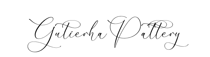 Gutierha Pattery  フリーフォントのダウンロード