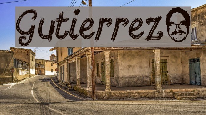 Gutierrez+ Font examples