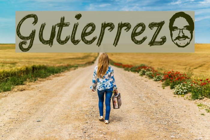 Gutierrez+ Font examples