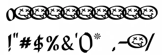 Gutiner Font OTHER CHARS