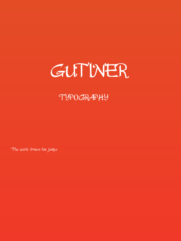 Gutiner Poster