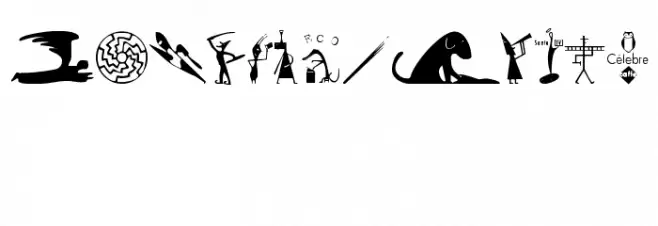 Guto Lacaz PW Caratteri MINUSCOLO