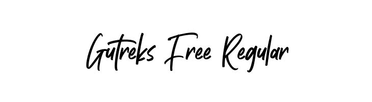Gutreks Free Regular  les polices de caractères gratuit tlcharger