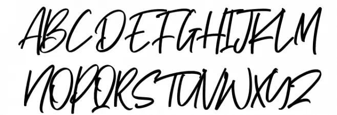 Gutreks Free Regular Font OTHER CHARS