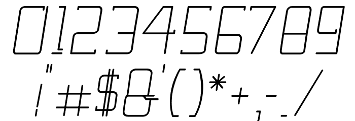 Gutsy Bold Italic Font OTHER CHARS