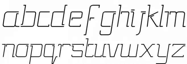 Gutsy Bold Italic Caratteri MINUSCOLO
