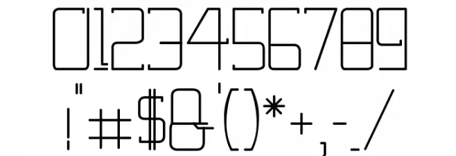 Gutsy Bold Font OTHER CHARS