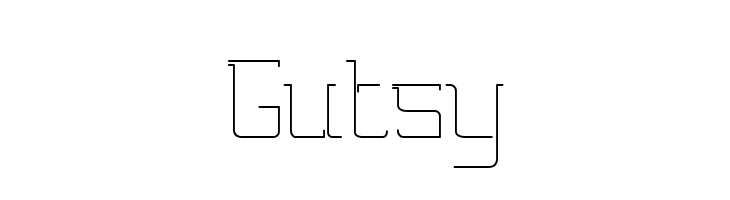 Gutsy  Fuentes Gratis Descargar