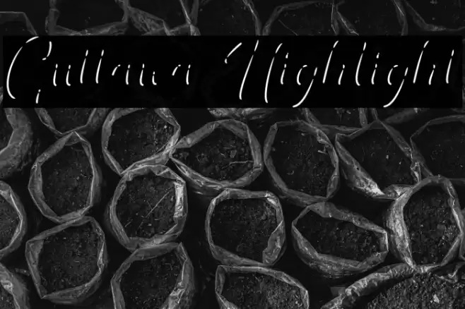 Guttawa Highlight Font examples