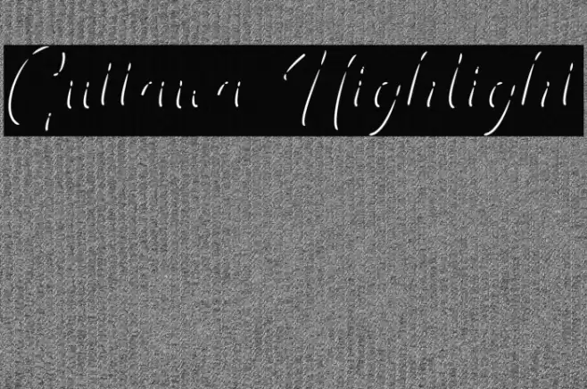 Guttawa Highlight Font examples